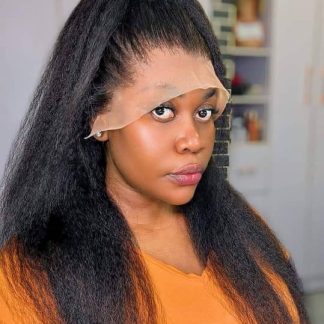 20 inches kinky with 13by4 frontal