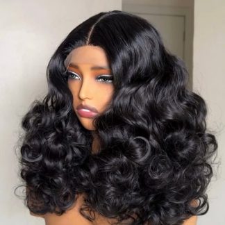 Human hair blend bounce