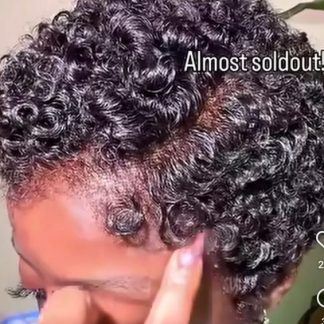 Low cut water curls Tiwa wig with HD frontal