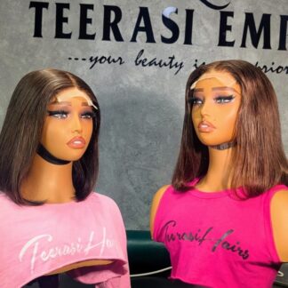 Ms Clara 5by5 Bob wig(100% human hair) 12 inches