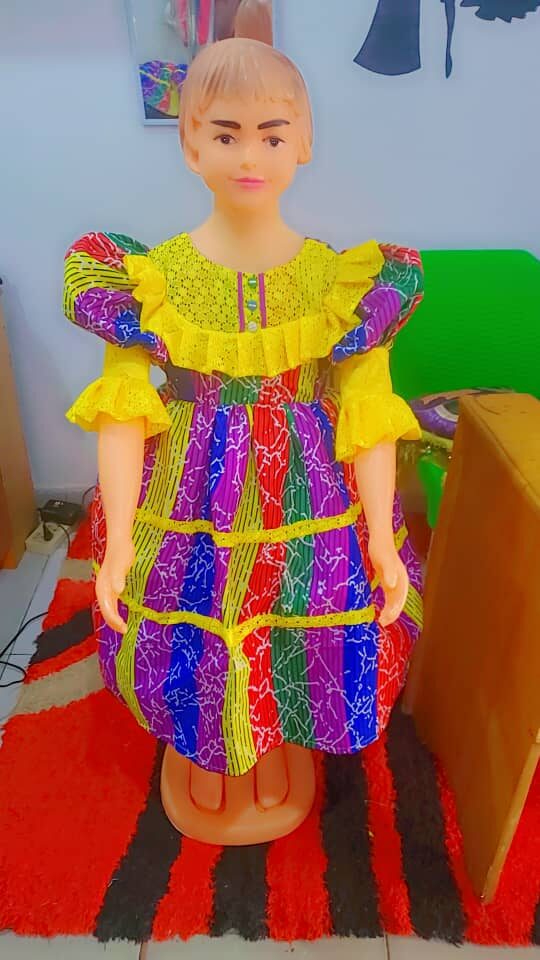 Kids Multicolored Gown