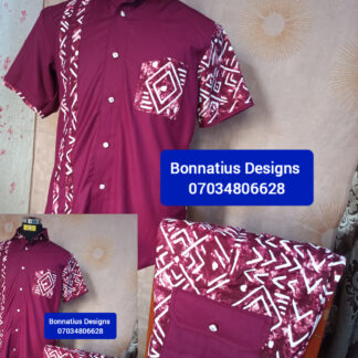 Bonnatius Design Ankara Trouser and shirt( Material and sewing)