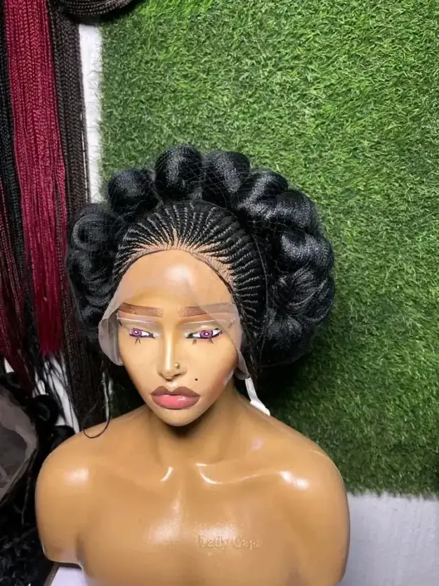 Crowned Goddess braided wig 1 Crowned Goddess braided wig