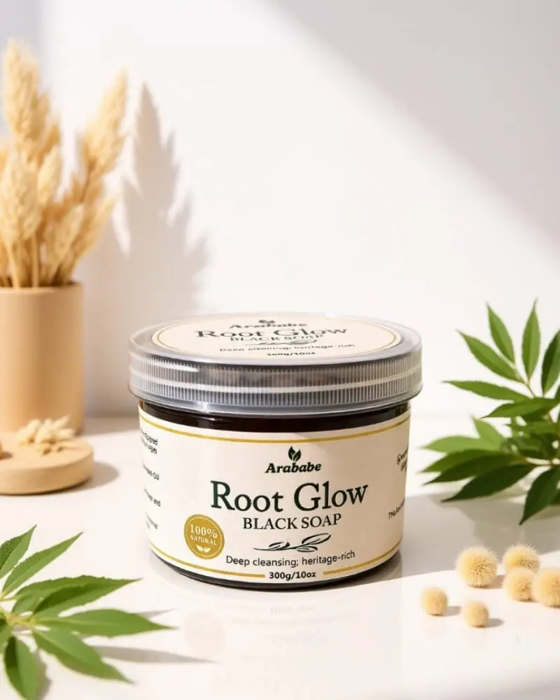 Arababe Root Glow Black Soap (Paste)