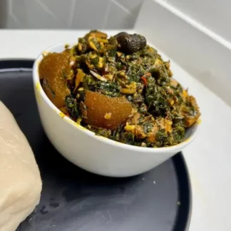 1 litre of Akwaibom bitter leaf soup